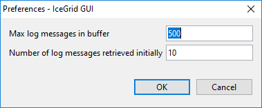 Ice Log Dialog - Ice